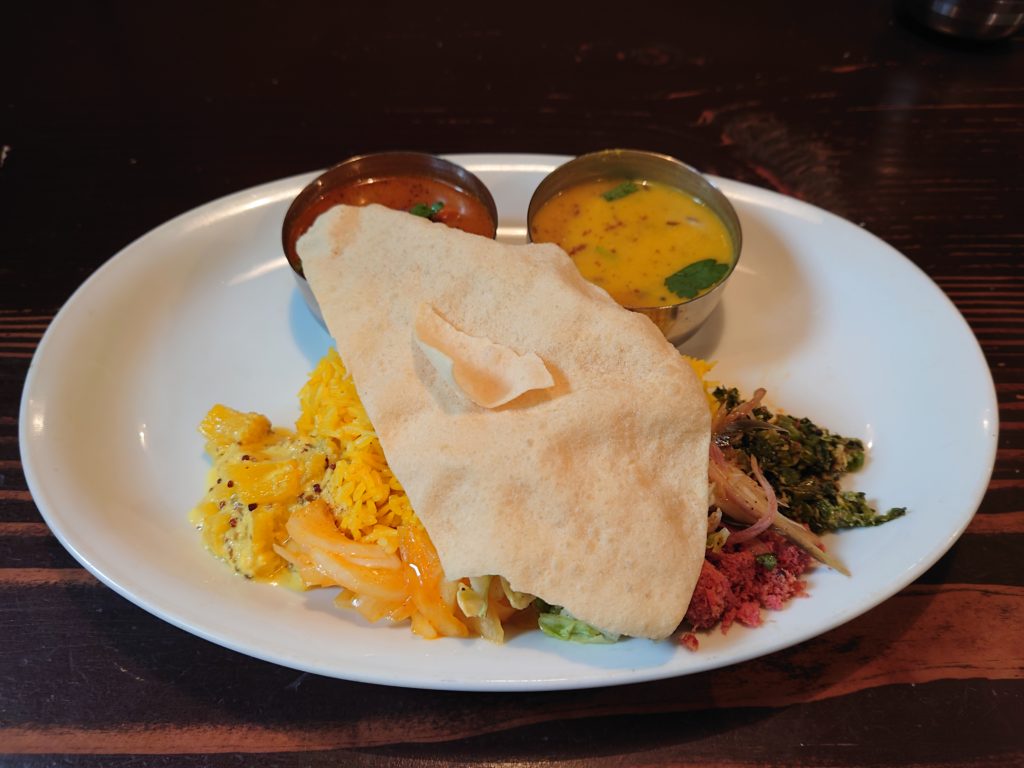 チキンカレー ダルカレー